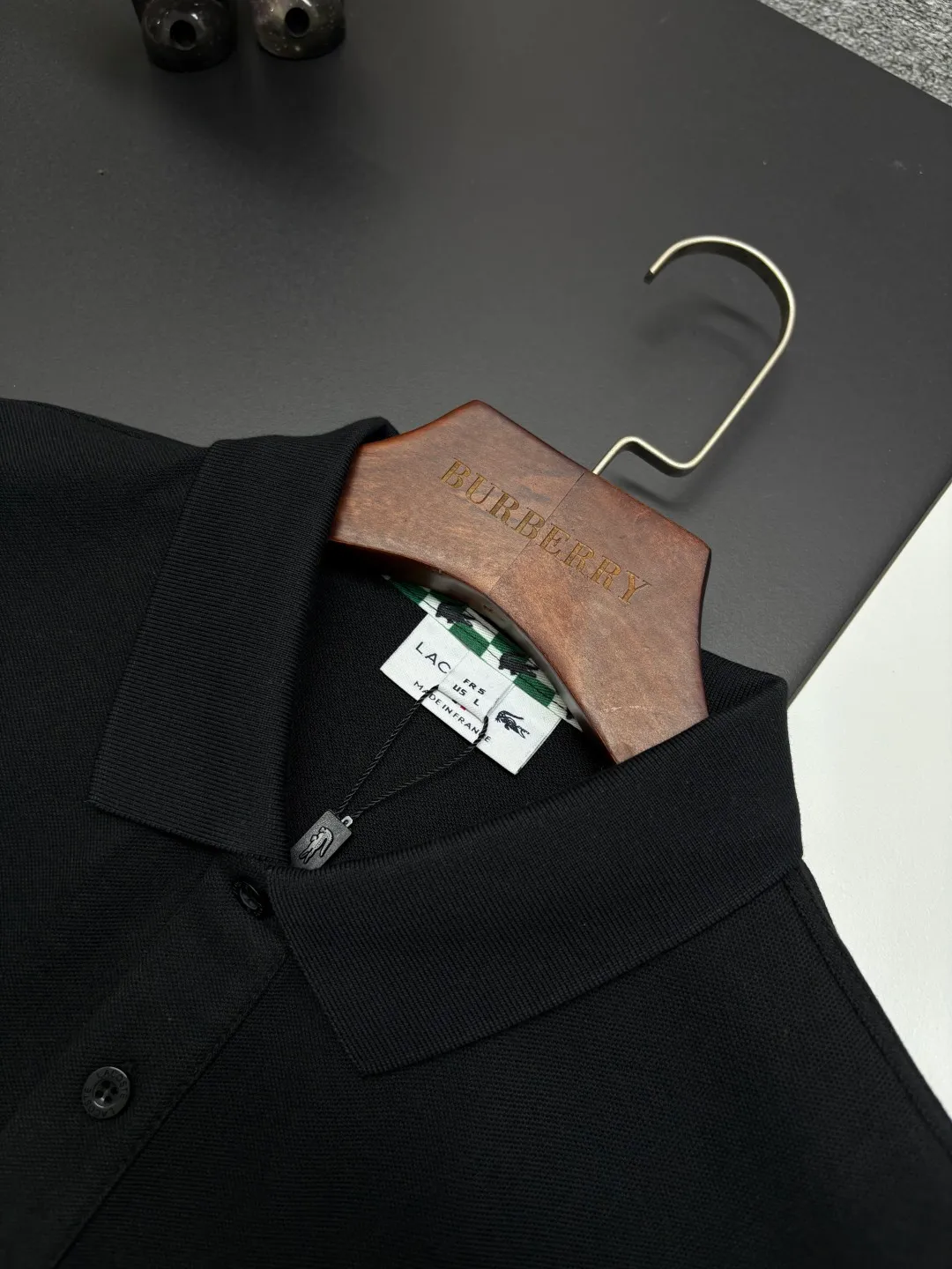 LACOSTE New Arrival Polo Same Style 210 ， Factory New Arrival Versatile : Black White Khaki Green Size：M-XXXL